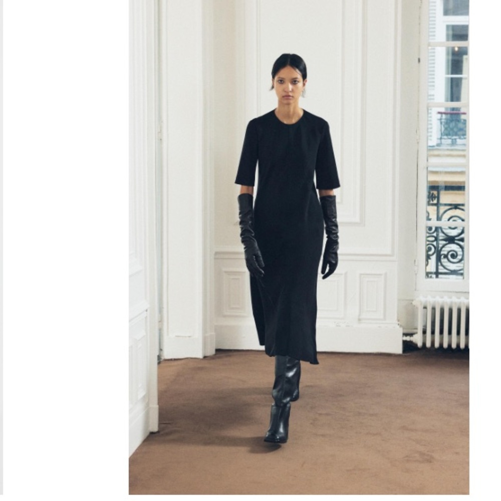 Zara Black Midi Dress